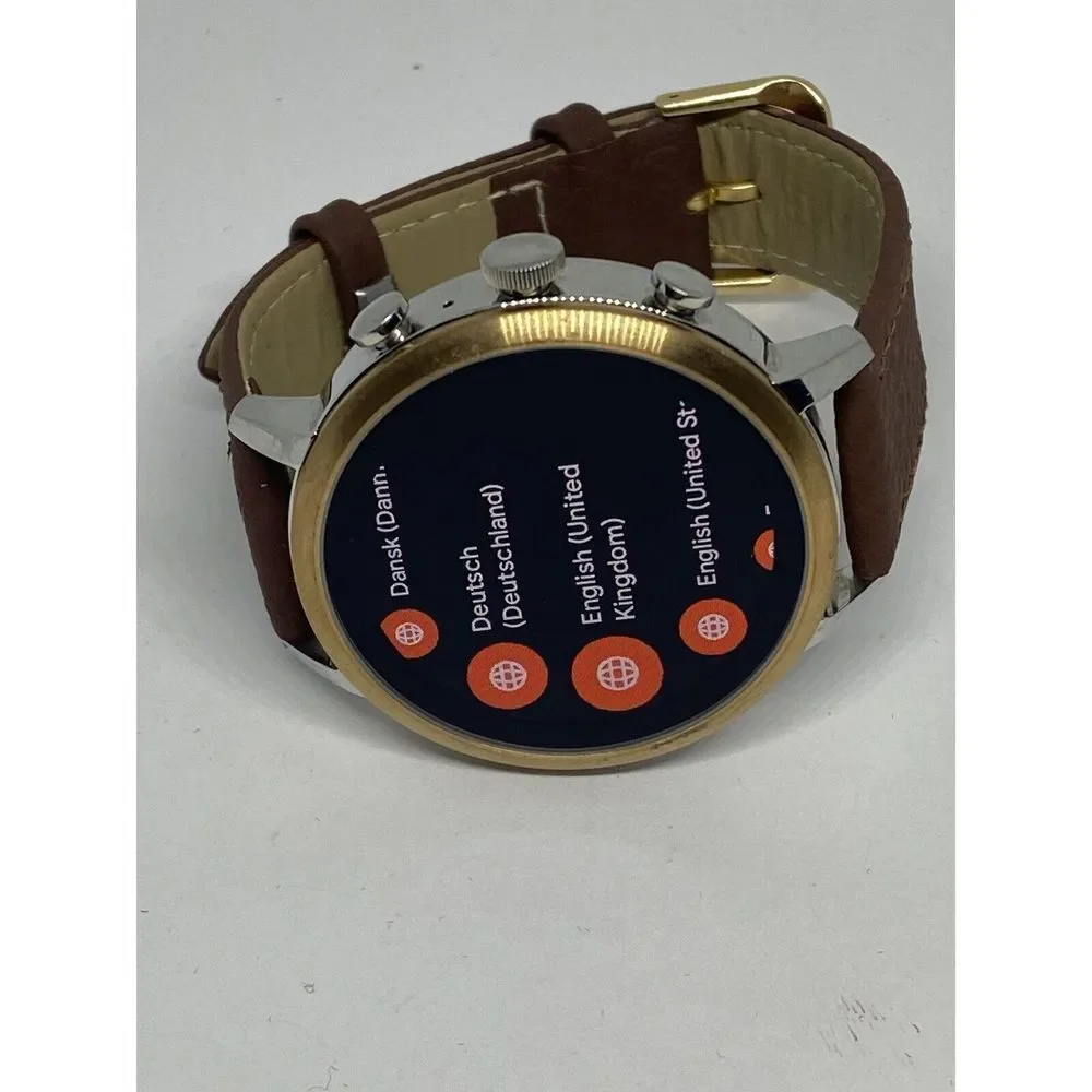 Fossil Gen 4 Authentic Digital Dial Smart Watch Custom Band FTW6016 AB425